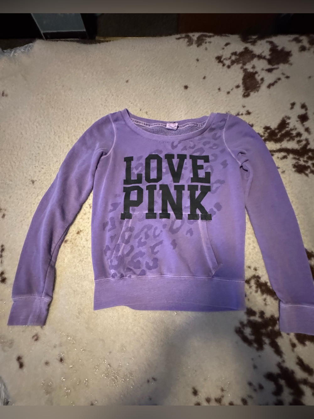 Victoria's Secret Pink Lavender Crewneck Sweatshirt